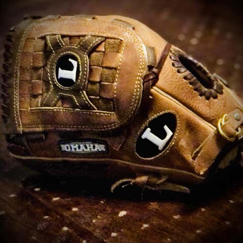 Brown High School/College Outfield Omaha Pro Series 12.5" Baseball Glove