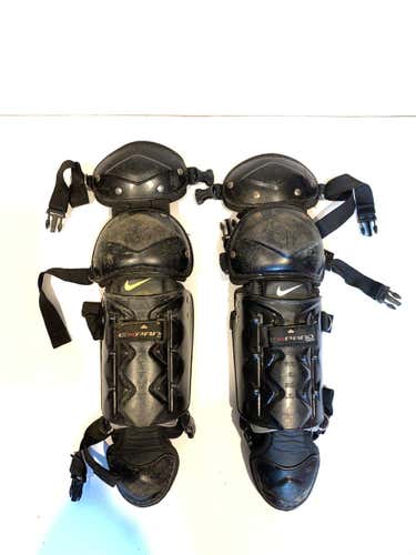 Black Youth Nike Catcher's Leg Guard