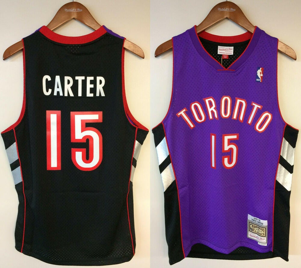 Authentic Vince Carter Toronto Raptors 99/00 Mitchell & Ness away