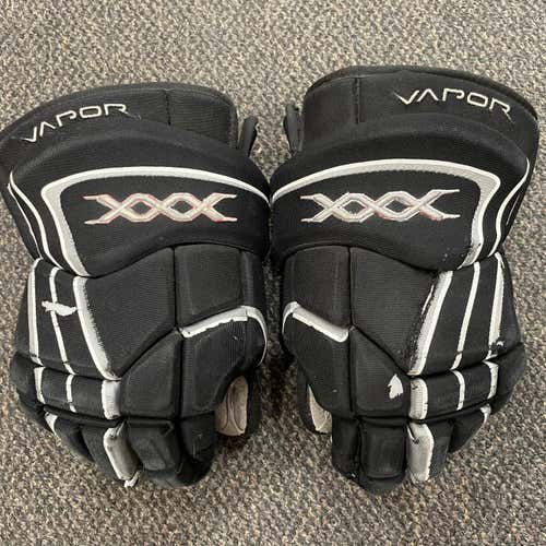 Used Bauer Vapor XXX 15" Black Pro Stock Gloves
