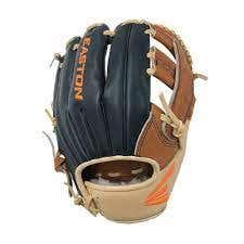 Brown/Blue Lightly Used Good Form Easton Right Hand Throw Infield AB2 Baseball Glove 11.75"
