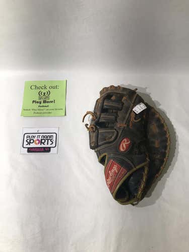Rawlings Used Black Right Hand Throw 12.5" Baseball Glove