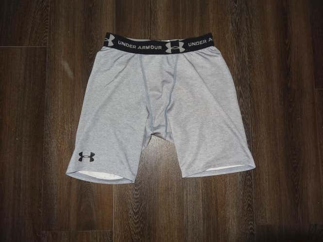 Gray Used Men's Adult Large Under Armour Compression