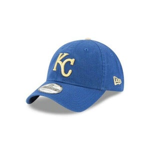 Kansas City Royals New Era 9TWENTY Strapback Adjustable Blue Hat Dad Cap