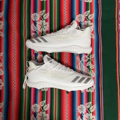 NEW Adidas Icon V Bounce Iced Out Metal Baseball Cleats