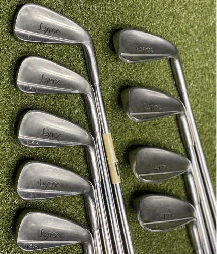 Lynx USA Golf Iron Set Right Hand 3-PW Steel Stiff S-Flex #2256