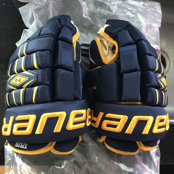 Blue Senior Bauer Nexus 13" Pro Stock Gloves