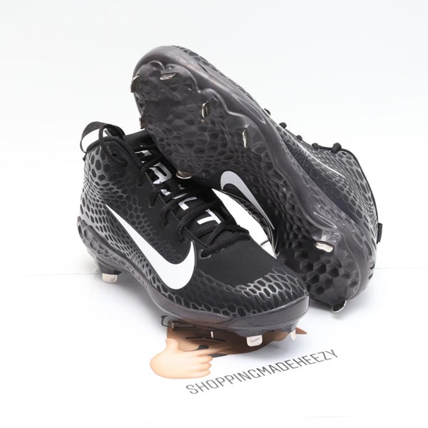 (US 10.5) Nike Force Trout 5 Pro Mens Metal Baseball Cleats AH3372-010 Black