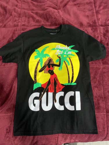 Black Adult Medium 100% Shirt