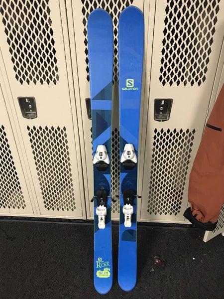 Used Unisex 2018 Salomon Powder Rocker2 100 Skis With Max Din 10 | SidelineSwap