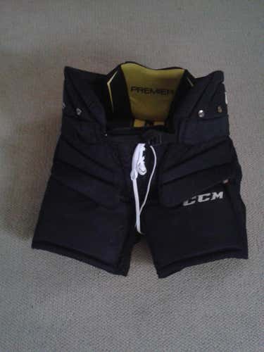 Black Used Senior XL CCM Hockey Goalie Pants
