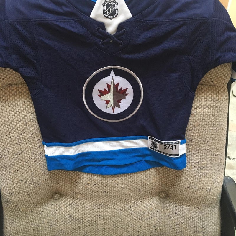 ADIDAS WINNIPEG JETS AUTHENTIC ALTERNATE HOCKEY JERSEY DQ1314 MEN'S SZ  52