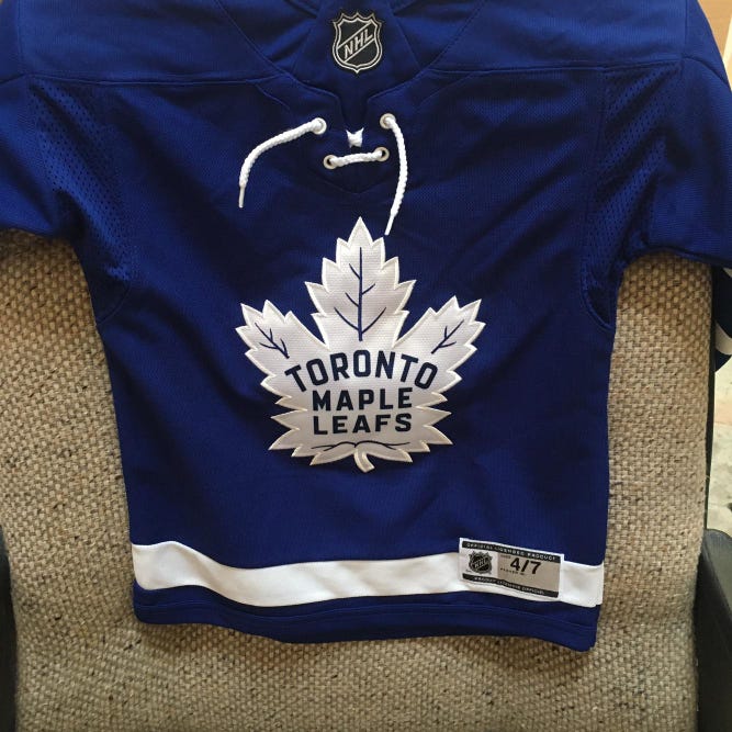 Leafs Blue Child Aged 4-7 Jersey-NWT