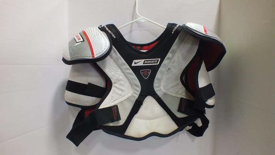 Used Bauer Lg Ice Hockey Shoulder Pads
