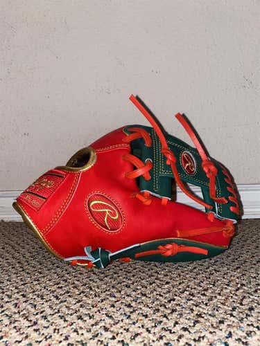 Red New Infield Heart of the Hide 11.5" Baseball Glove