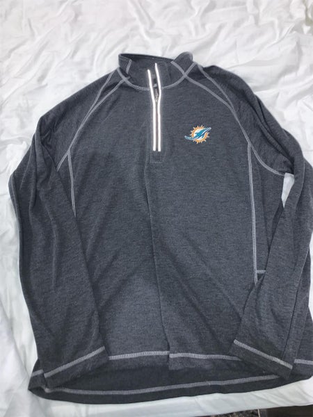 Tommy Bahama Miami Dolphins Full Zip Gray Jacket Men's Sz M