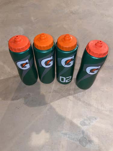 Lot Of 4 Gatorade Water Bottles