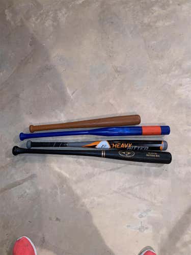 Used Whiffle Ball Bats Lot Of 4