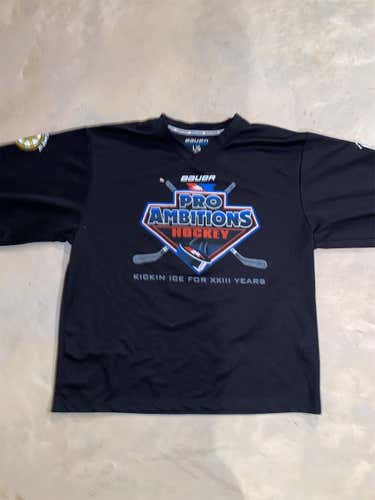 Black Adult Large Bauer Jersey