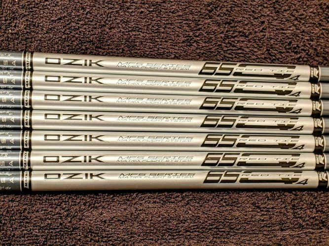 MATRIX OZIK MFS SERIES 65 RED TIE Q4 60 GRAM REGULAR FLEX 5-GW .370 NO GRIPS