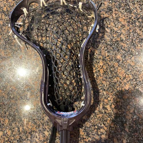 Custom Dyed Black Used FOGO Duel Reflex Head Strung With Stringking 4f Mesh