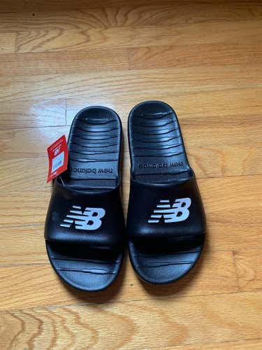Black Men's Size 10 (Women's 11) New Balance Sandals