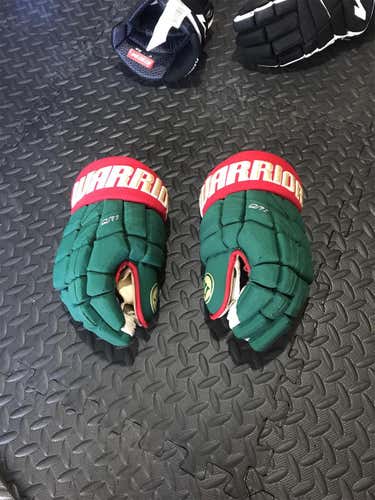 Minnesota Wild Slightly Used Warrior QR1 pro 14" Pro Stock Gloves