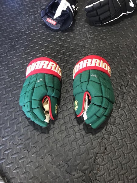 Minnesota Wild Slightly Used Warrior QR1 pro 14" Pro Stock Gloves