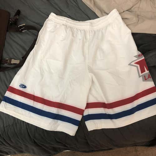 White MLL Branded XL Shorts With Pocket