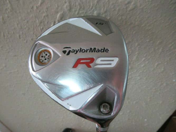 TAYLORMADE R9 FAIRWAY WOOD # 3 15* FUJIKURA MOTORE 70g REGULAR FLEX GRAPHITE