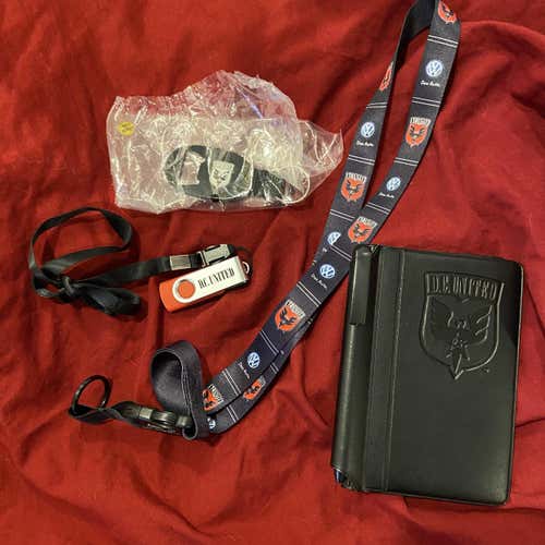 MLS DC United Soccer Fan Lot - Four NEW Team Promo Items