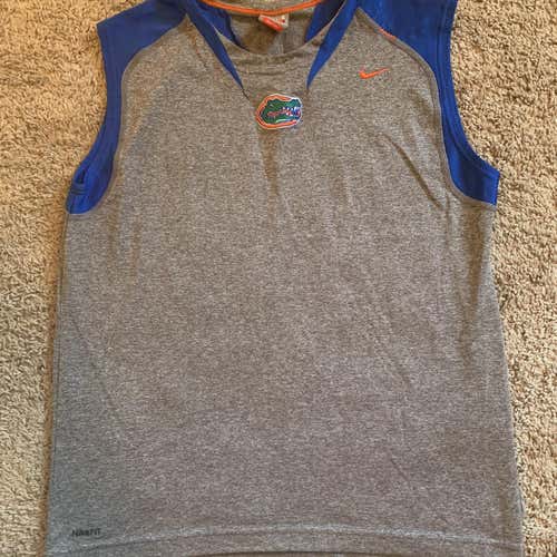 Florida Gators Nike Sleeveless Shirt (gray/blue, Small)