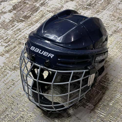Blue Used Youth Bauer Prodigy Helmet
