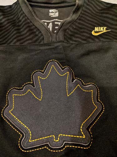 Limited Edition Black GOLD Nike Canada Team Olympics 2010 hockey Jersey