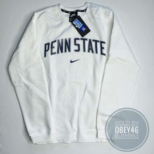 Nike NCAA Penn State Crewneck Sweater Sweatshirt Size S NWT