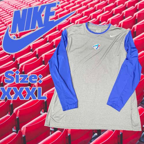 Toronto Bluejays Nike Authentic  Dri Fit Long Sleeve
