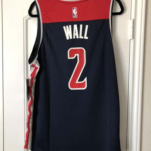 Washington Wizards John Wall #2 Blue Adult Medium Adidas Jersey