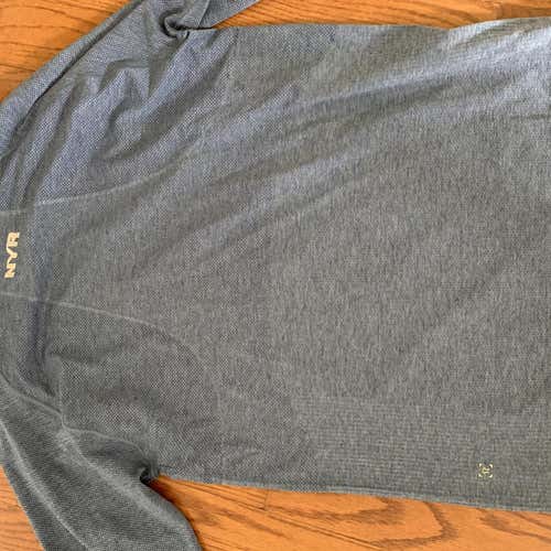 Gray Player Owner New York Ranger Hooded Light Sweatshirt