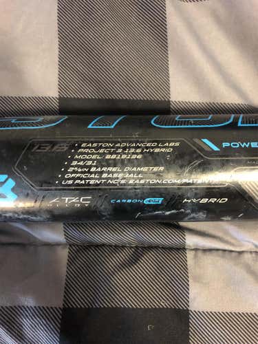 High School/College BBCOR Certified Hybrid Project 3 13.6 (-3) 31 oz 34" Bat