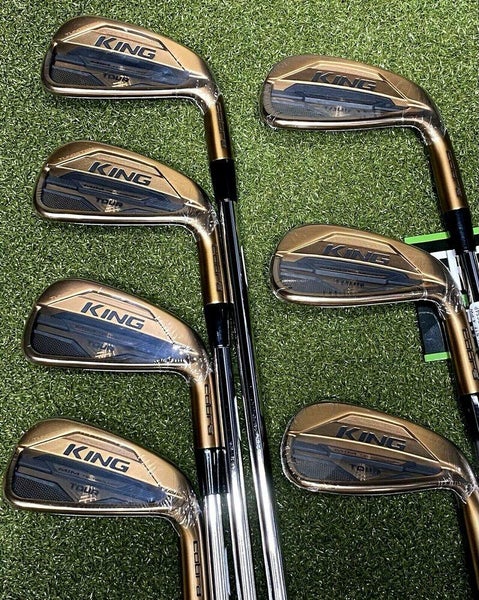 Cobra KING MIM Tour Copper Iron Set 4-PW Steel Stiff S-Flex KBS