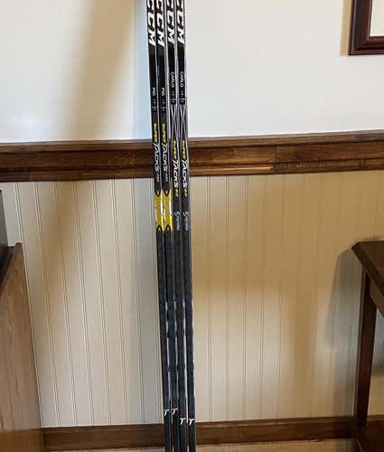 Senior Right Handed Super Tacks Mid Pattern Pro Stock Hockey Stick