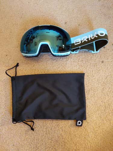 Blue New Unisex Briko Nyira Ski Goggles Medium