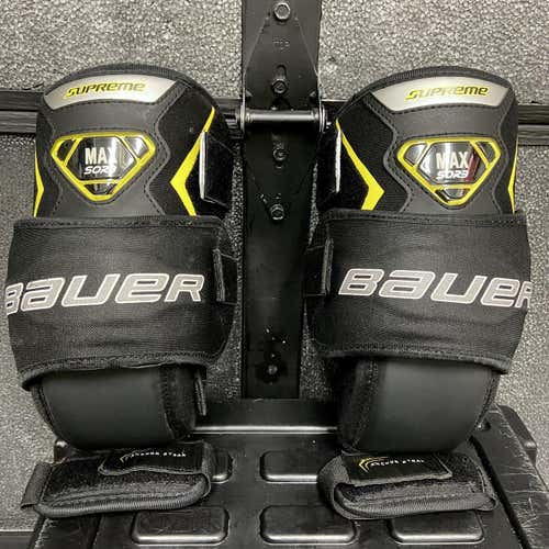Senior Goalie Knee Thigh Protector Pads • BAUER Supreme SOR3 • Black