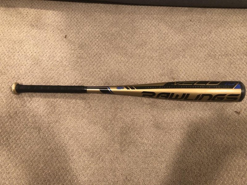 Used Kid Pitch (9YO-13YO) USSSA Certified 2019 Rawlings Hybrid Velo Bat (-10) 20 oz 30"