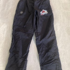 Black Adult Large Fanatics Pro Team Issued Pants for the Colorado Avalanche size M, Lg, XL and XXL