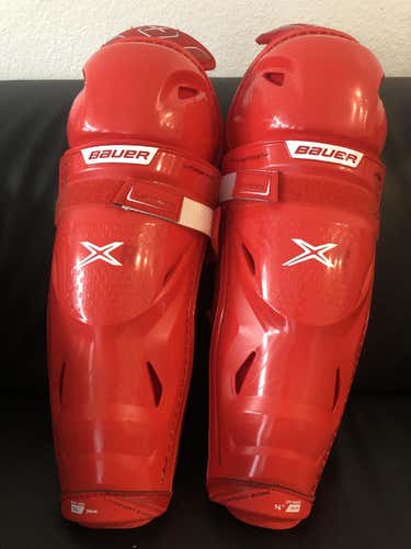 Used Bauer Vapor Shin Pads