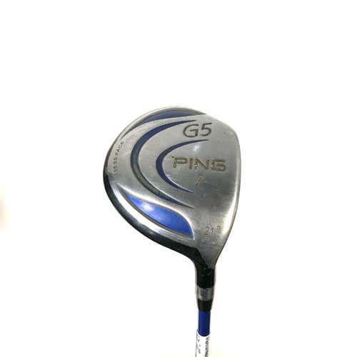 Used Ping G5 7 Wood Graphite Regular Golf Fairway Woods