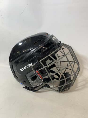 Used Ccm 710 Tacks Helmet W Cage Medium