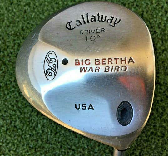 Callaway Big Bertha War Bird Driver 10* RH / RCH 90 Firm Graphite ~43.5" /mm5819