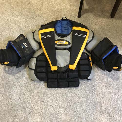 Brown Senior Large Other Goalie Chest Protector